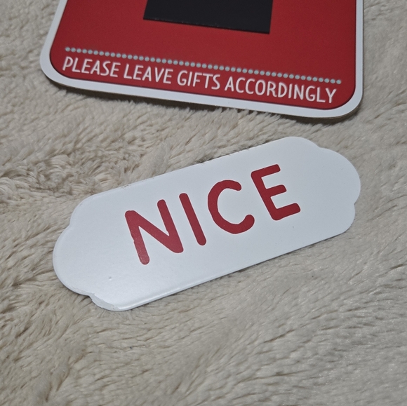 Attention Santa Holiday Changeable Sign Naughty or Nice NEW - Picture 4 of 10